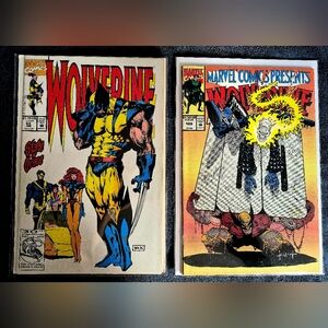 WOLVERINE LOT of 2.Marvel Comics #100 Wolverine Ghost Rider + #65 30th Anniv